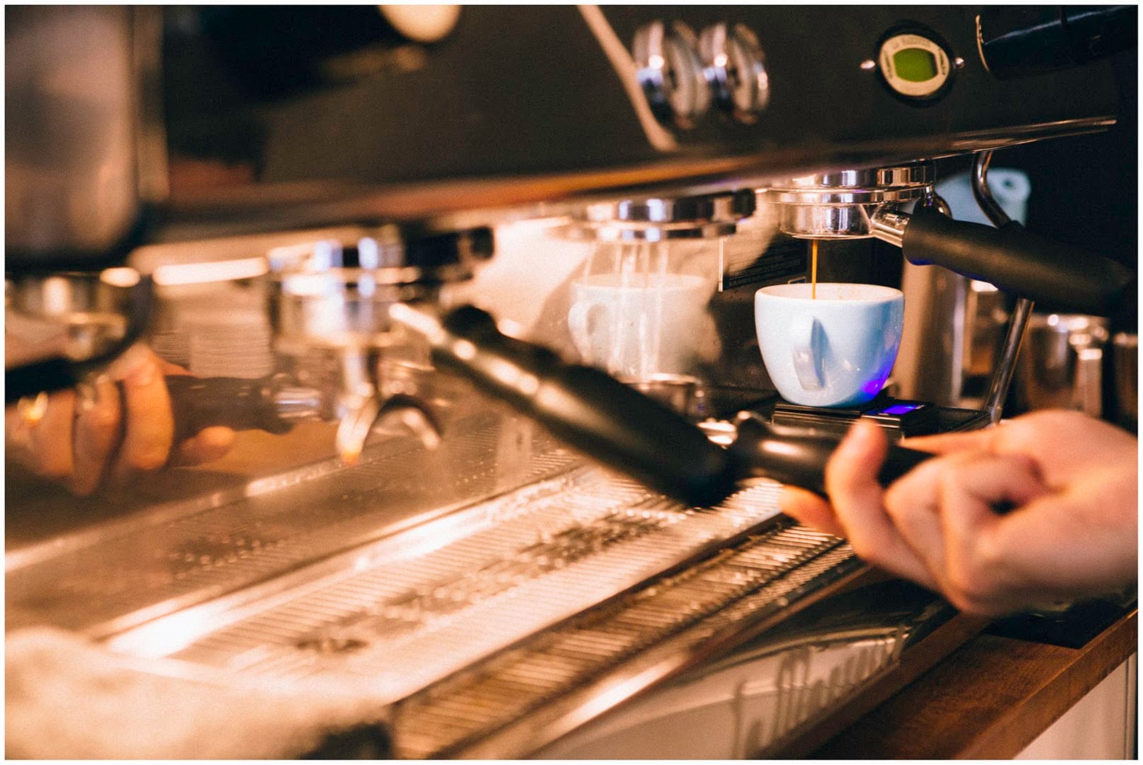 Coffee at Relaks, specialty coffee shop in Warsaw