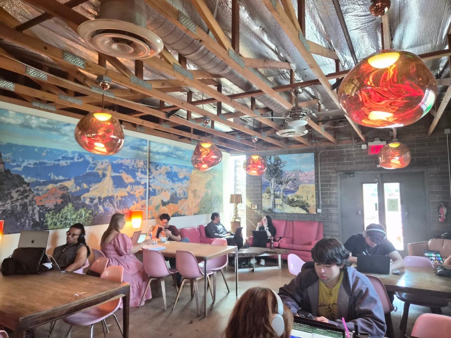 Interior of Lux Central, specialty coffee shop in Phoenix
