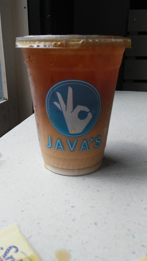 Coffee at Java's Cafe, specialty coffee shop in Rochester