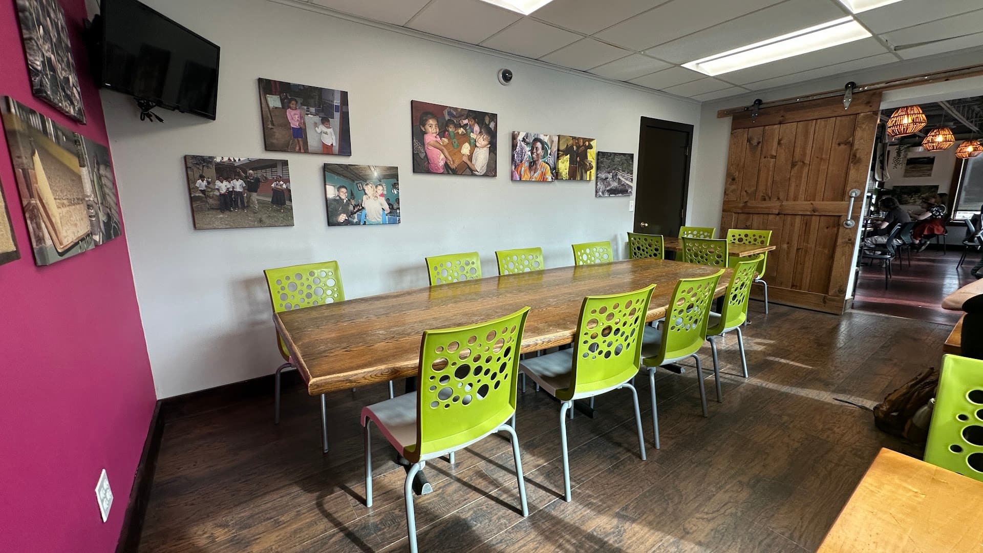 Interior of Up Coffee, specialty coffee shop in Minneapolis