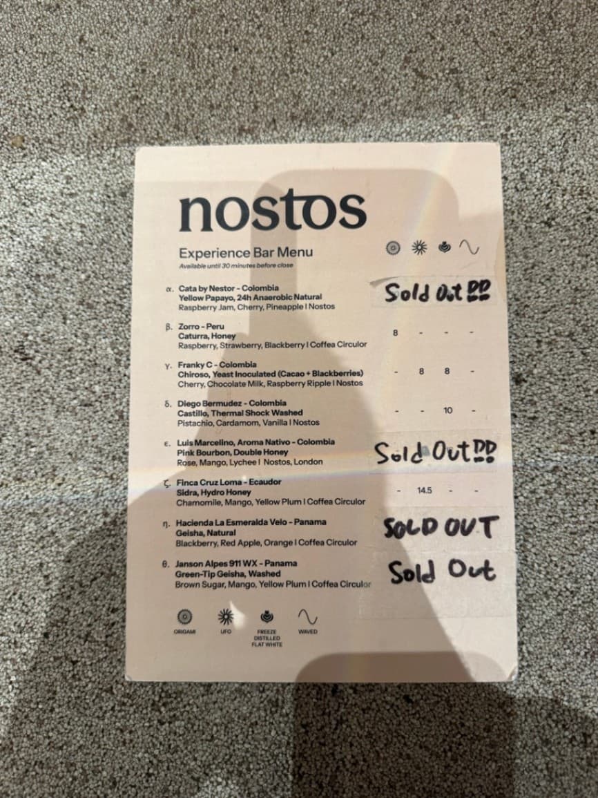 User photo of Nostos Coffee (St James's) by Sheldon