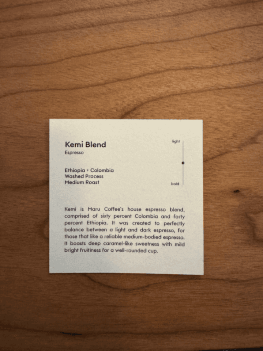 User photo of Maru Coffee by Sheldon