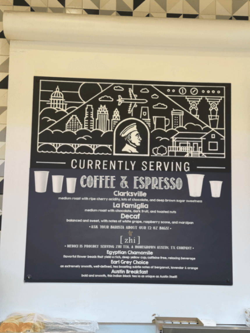 Medici Coffee - specialty coffee shop in Bergstrom